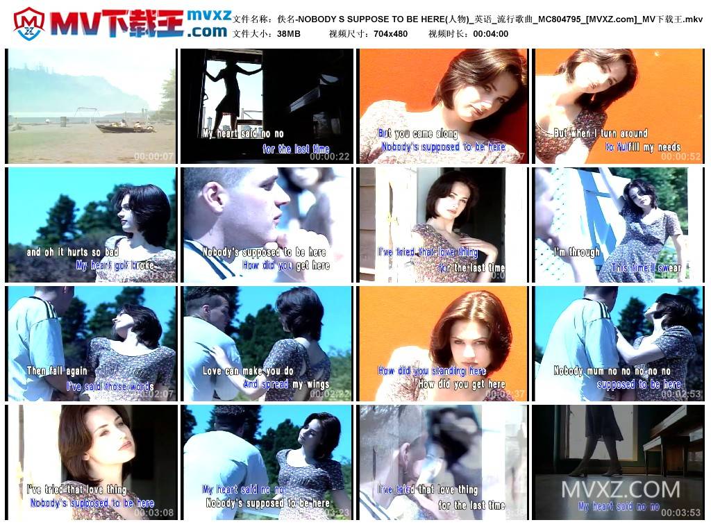 佚名-NOBODY S SUPPOSE TO BE HERE(人物)_英语_流行歌曲_MC804795